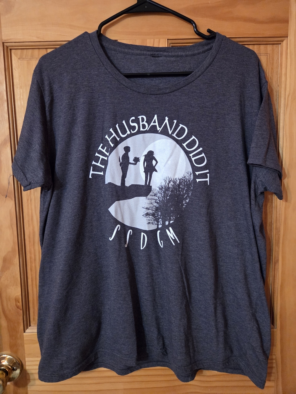 MFM "The Husband Did It" - Dark Gray & White